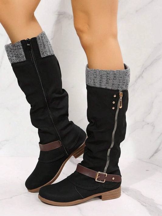 Stylish women's boots with Zipper - many colors