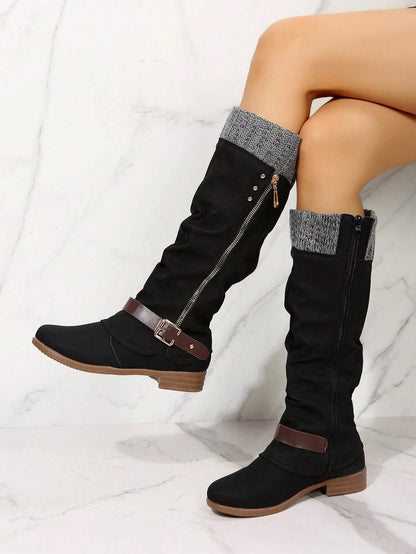 Stylish women's boots with Zipper - many colors