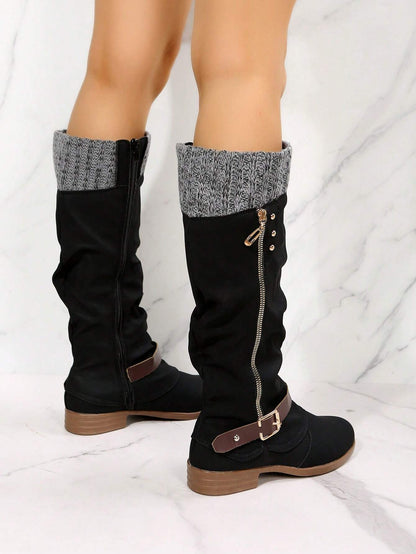 Stylish women's boots with Zipper - many colors