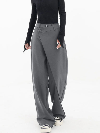 Pants with a wide leg design for a stylish and comfortable fit for women