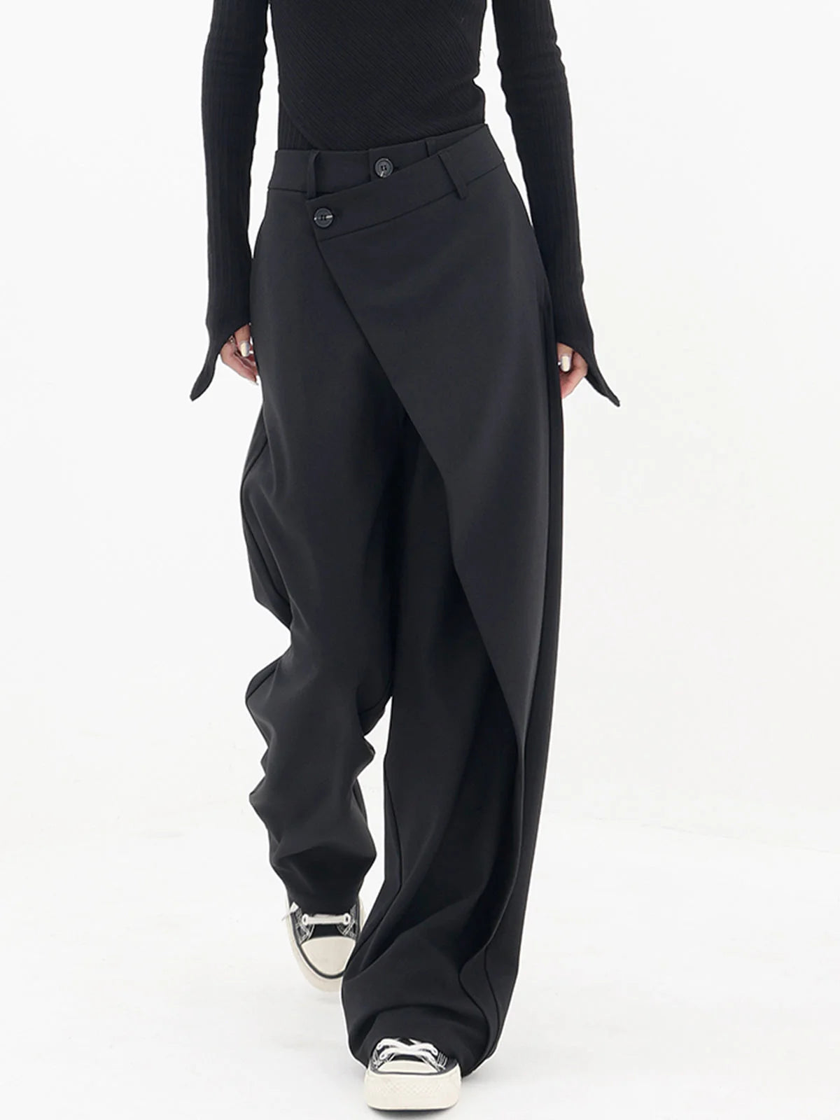 Pants with a wide leg design for a stylish and comfortable fit for women