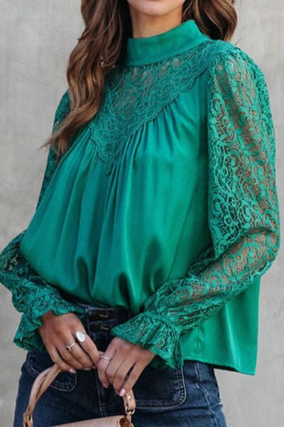 Pamela | Blouse with Lace Detail