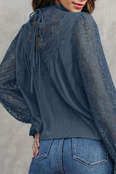 Pamela | Blouse with Lace Detail