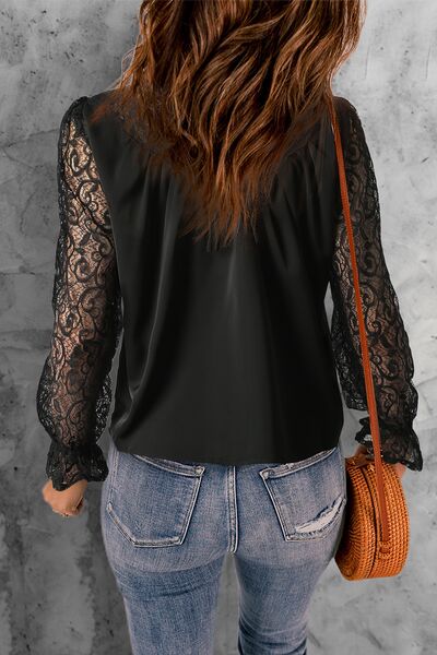 Pamela | Blouse with Lace Detail