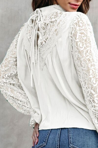 Pamela | Blouse with Lace Detail